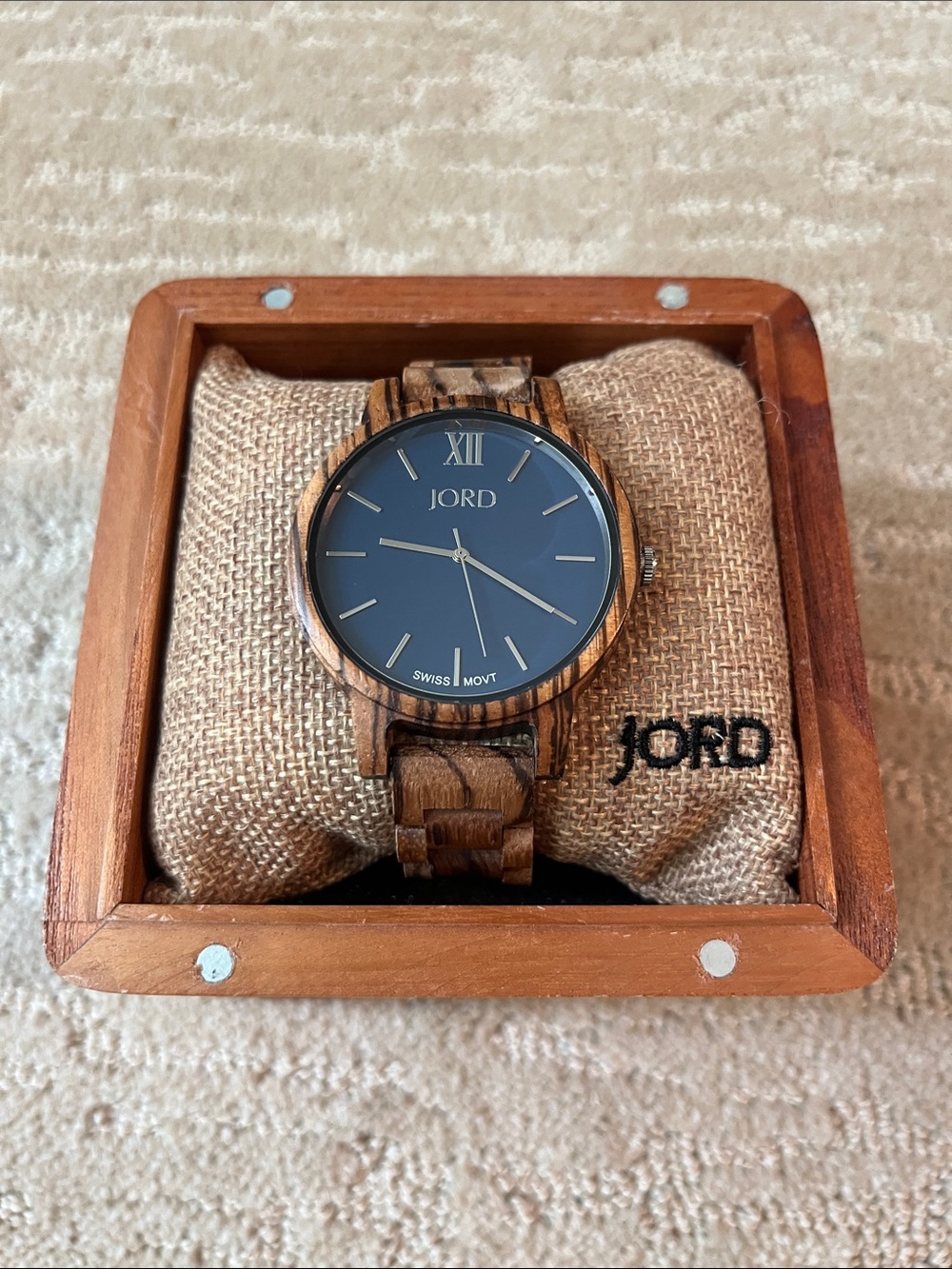 JORD Men's Wooden Watch